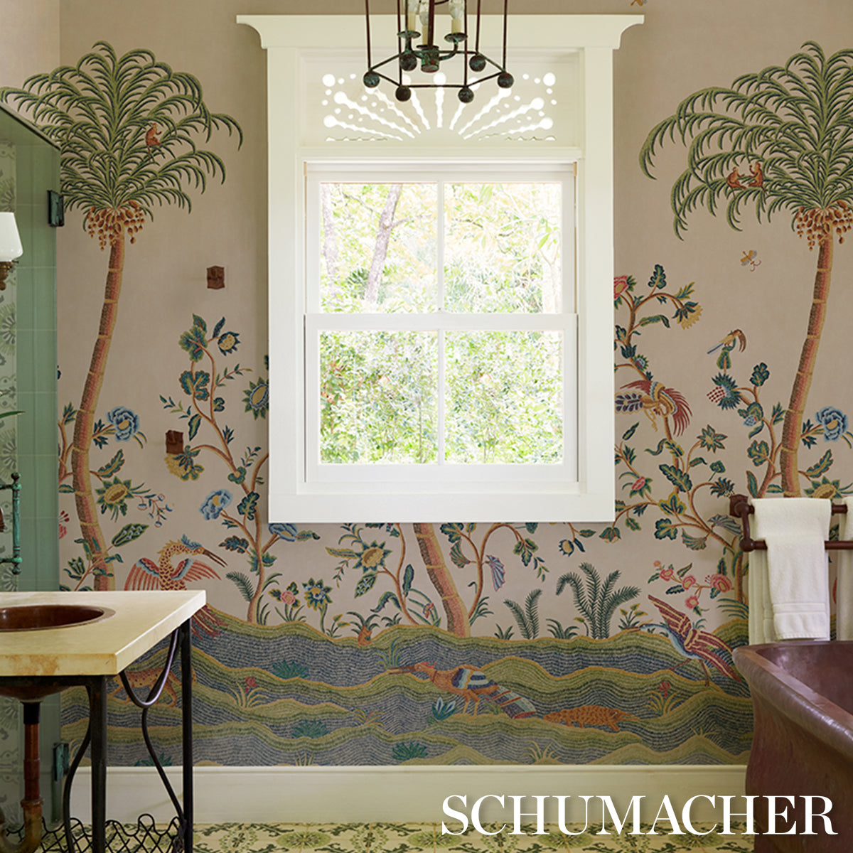 Schumacher Spotswood Crewel sfeerbeeld 3