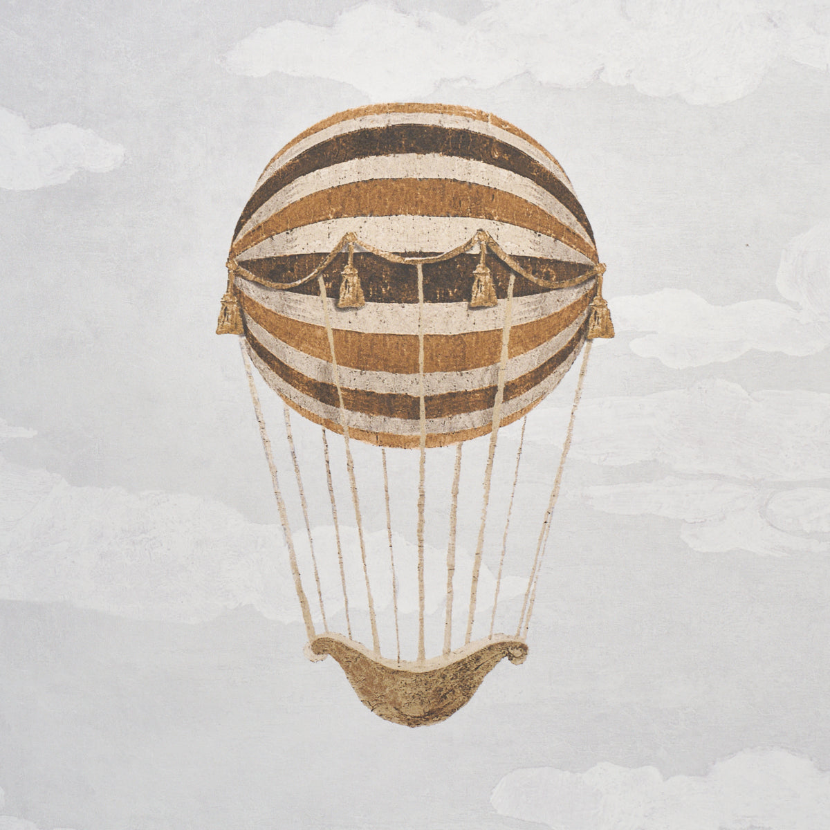 F. Schumacher Up Up And Away Grisaille sfeerbeeld