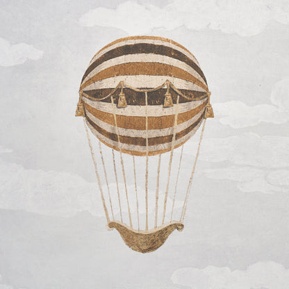 F. Schumacher Up Up And Away Grisaille sfeerbeeld