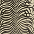 F. Schumacher Zebra Palm Sisal behang Black On Ivory 5008222