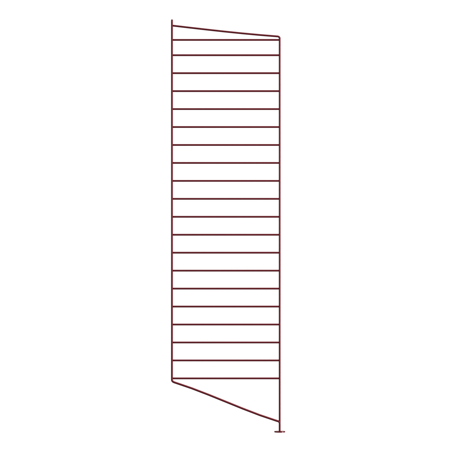 String Furniture floor panel 115x30 donkerrood