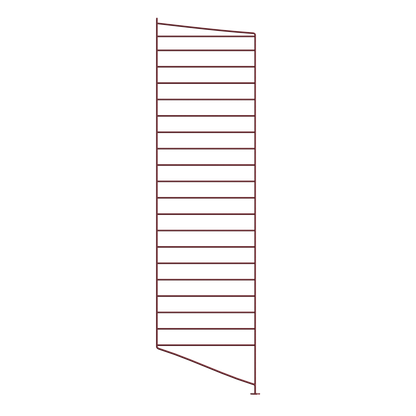 String Furniture floor panel 115x30 donkerrood