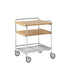 &Tradition Alima NDS2 trolley - chrome / lacquered oak