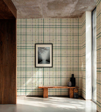 Tres Tintas Subway Lilac vinyl behang sfeerbeeld