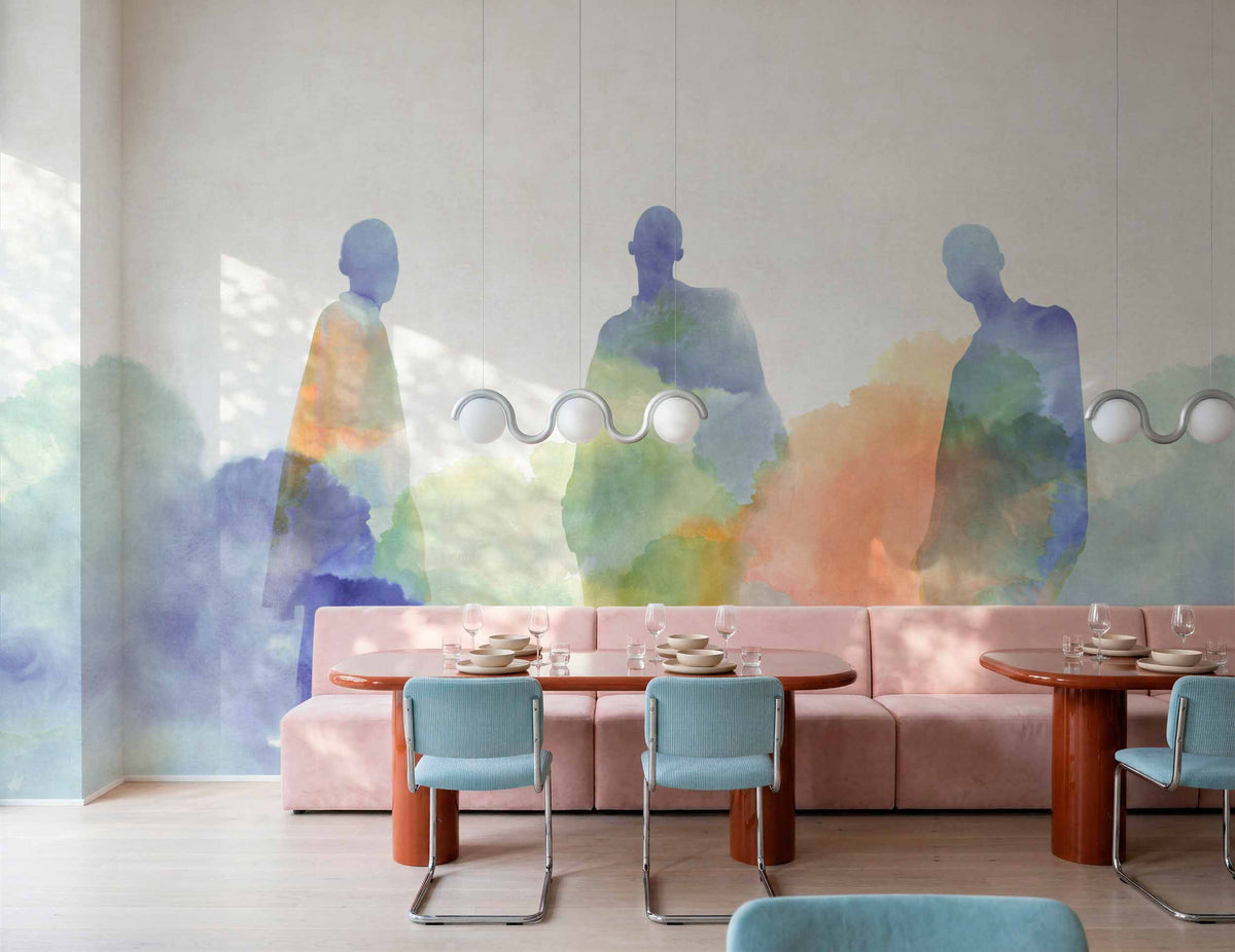 Tres Tintas Unseen Faces Azul sfeerbeeld interieur
