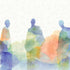Tres Tintas Unseen Faces Azul muurbehang M5503-1, Entre Luces
