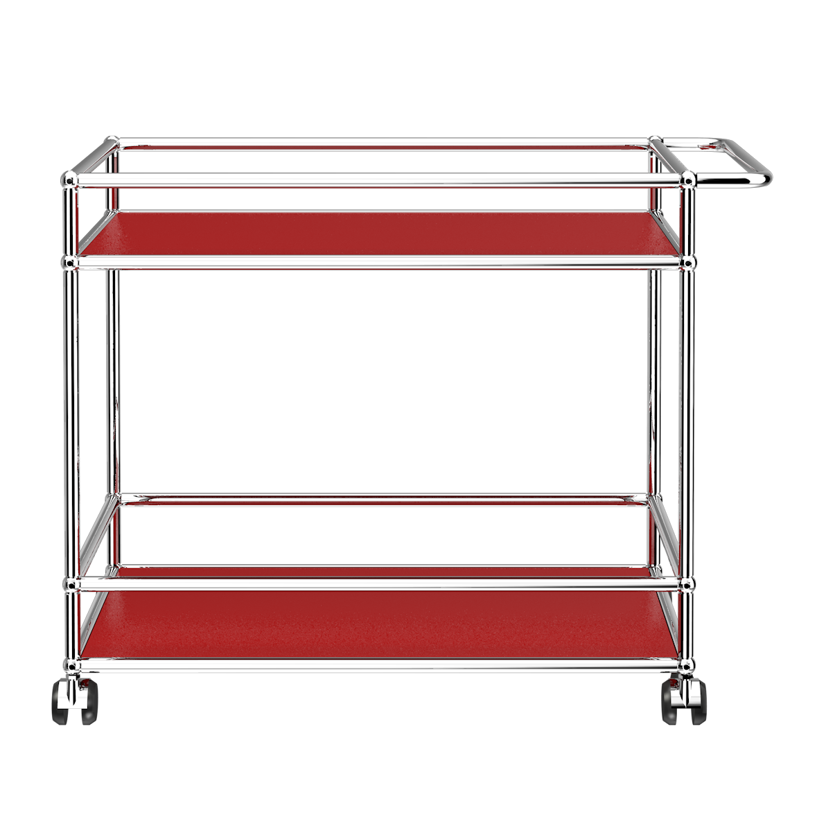 USM Haller Serving trolley - Ruby Red