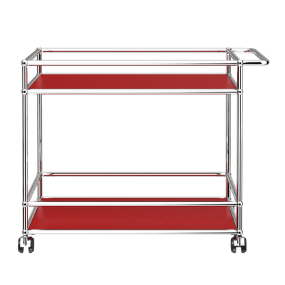 USM Haller Serving trolley - Ruby Red