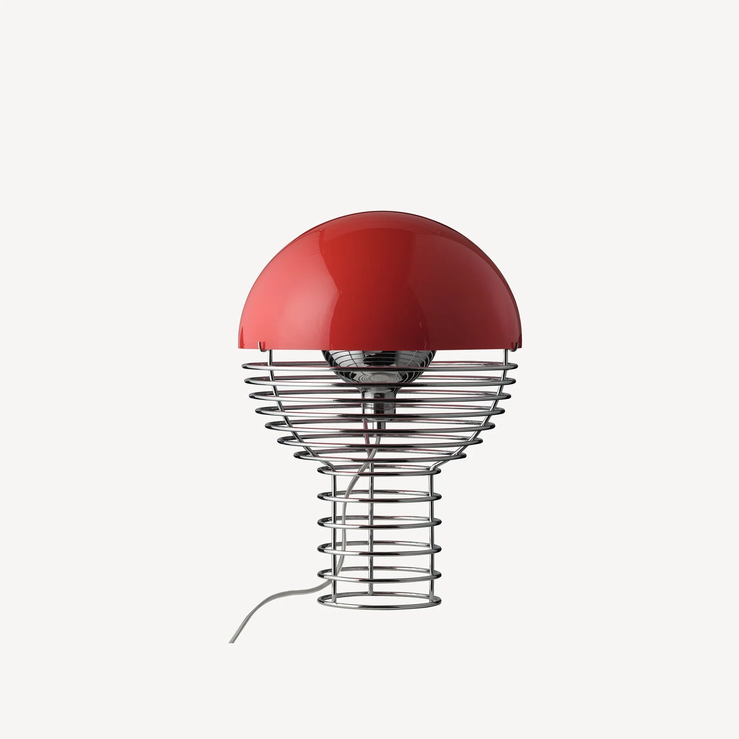 Verpan wire lamp rood