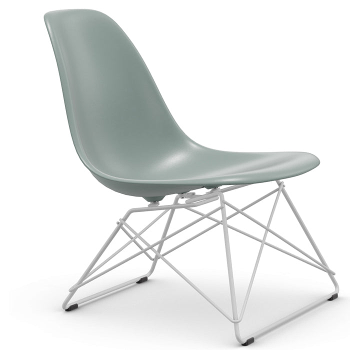 Vitra Eames Plastic Side Chair LSR wit onderstel