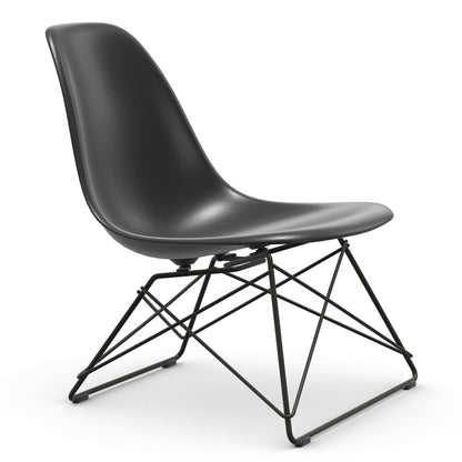 Vitra Eames re Plastic Side Chair LSR zwart onderstel
