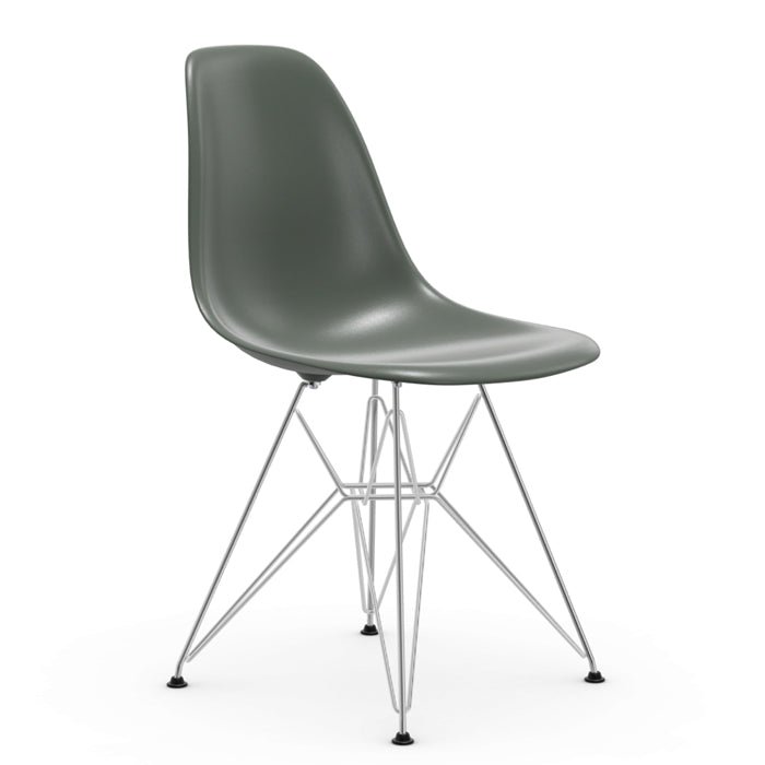 Vitra Eames DSR re stoel verchroomd onderstel