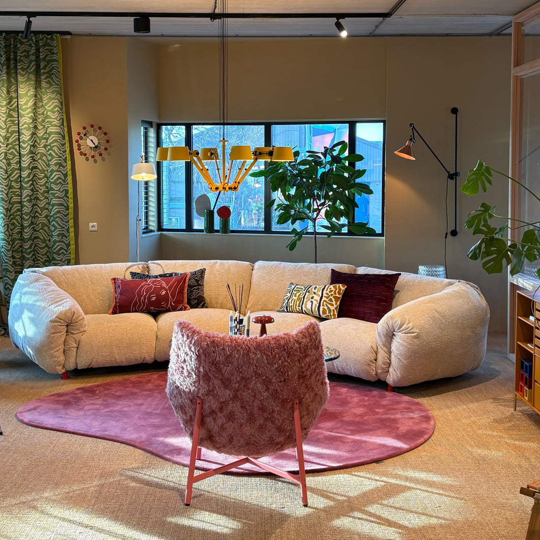 Zanotta Za:ZA Max bank ronde opstelling