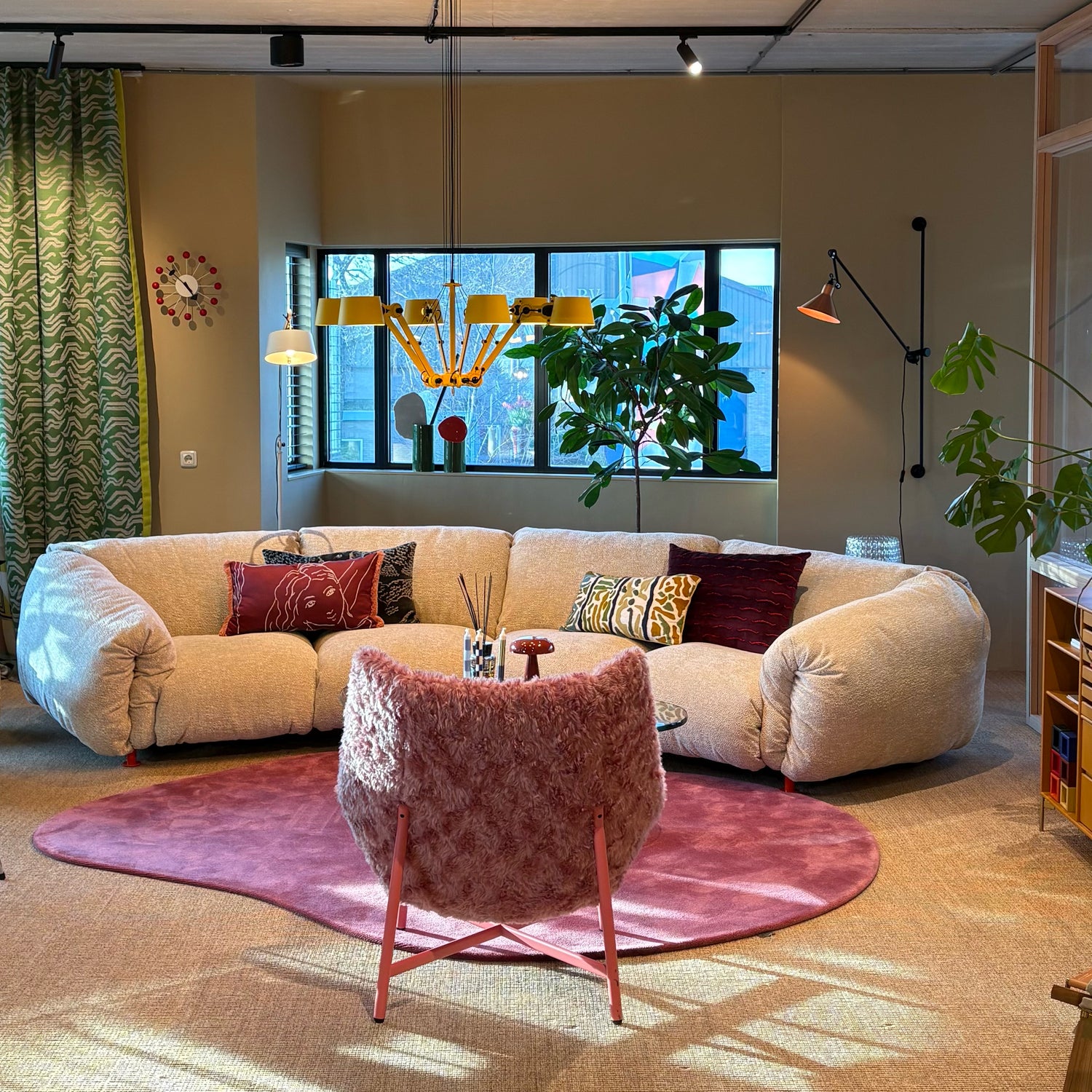 Zanotta Za:ZA Max bank ronde opstelling