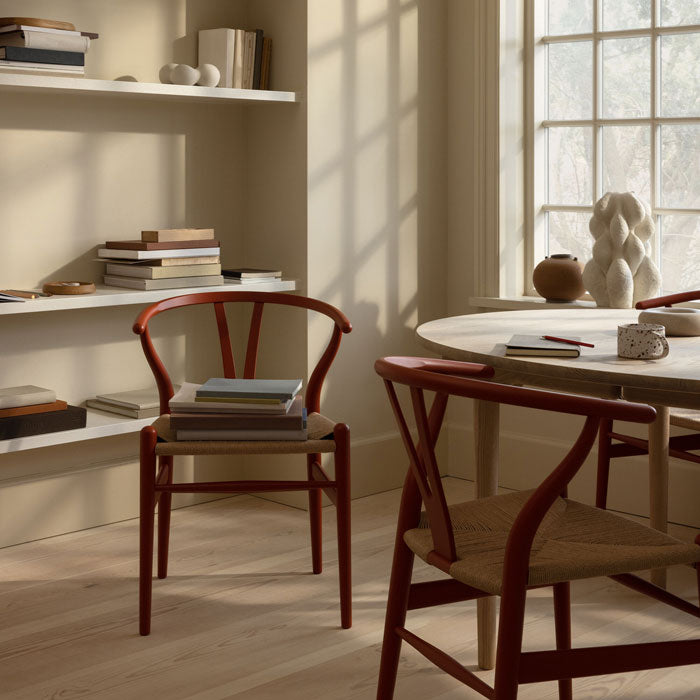 Carl Hansen CH24 beech terracotta