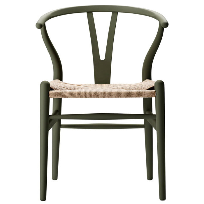 Carl Hansen & Son Wishbone Stoel CH24 Soft Edition Seaweed - By Ilse Crawford
