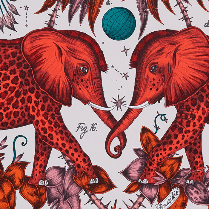 Clarke and Clarke behang Zambezi Flame W0121/01