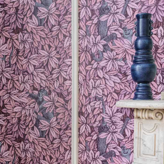 Cole and Son behang Foglie e Scimmie