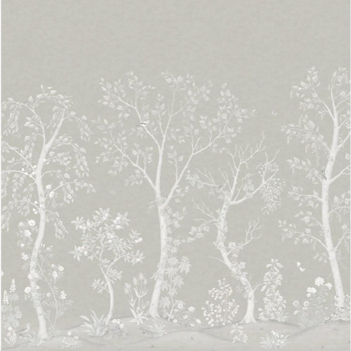 Cole and Son behang Seasonal Woods Platinum Pearl 120/6023M