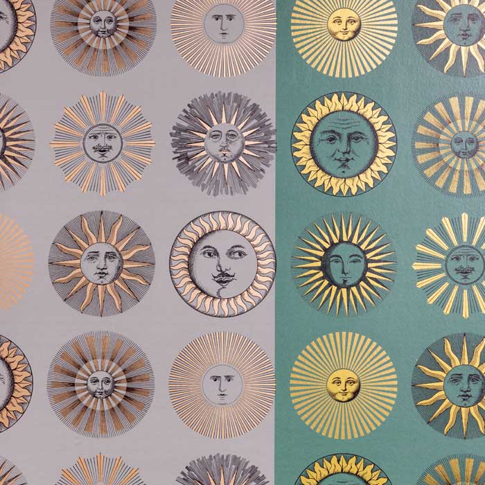Cole and Son behang Soli Sage and Rose Gold 123/1003
