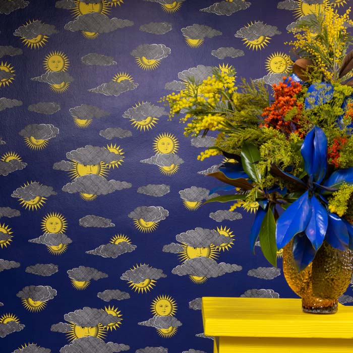 Cole and Son behang Soli e Nuvole 123/2006 yellow and blue