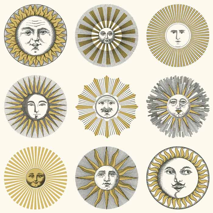 Cole and Son behang Soli Cream and Gold 123/1002