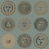 Cole and Son behang Soli Sage and Rose Gold 123/1003