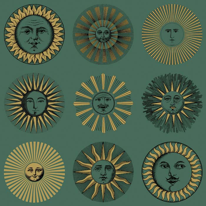 Cole and Son behang Soli Emerald and Gold 123/1005