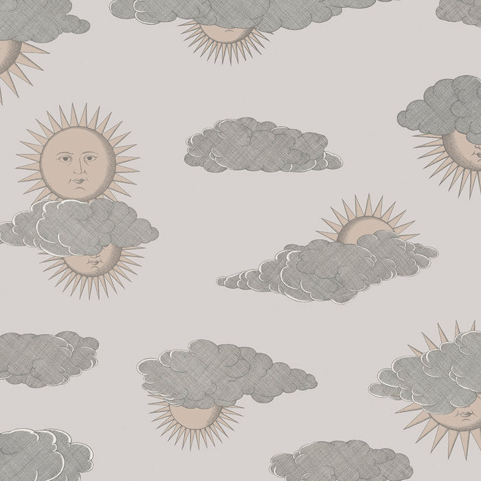 Cole and Son behang Soli e Nuvole 123/2009 beige and soft gold