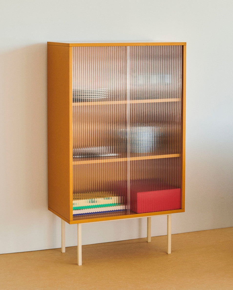 Hay colour cabinet tall