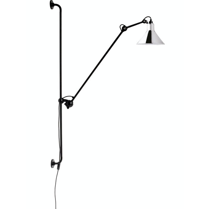 DCW Editions lampe gras N214 wandlamp chroom