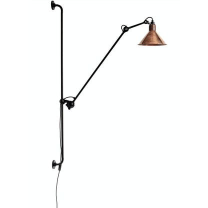DCW Editions lampe gras N214 wandlamp ruw koper