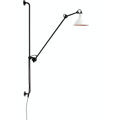 DCW Editions lampe gras N214 wandlamp wit met koper
