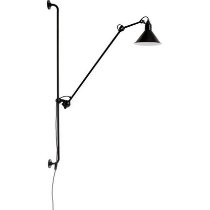 DCW Editions lampe gras N214 wandlamp zwart