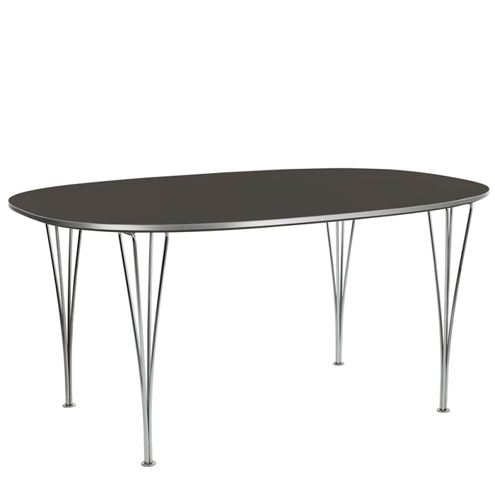 Fritz-hansen-Super-elliptical-Table-Series_B616_613_Grey-Bromo_Chrome