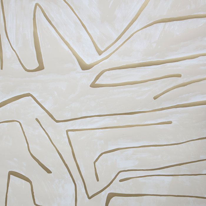 Kelly Wearstler Graffito ivory gold GWP 3501.140