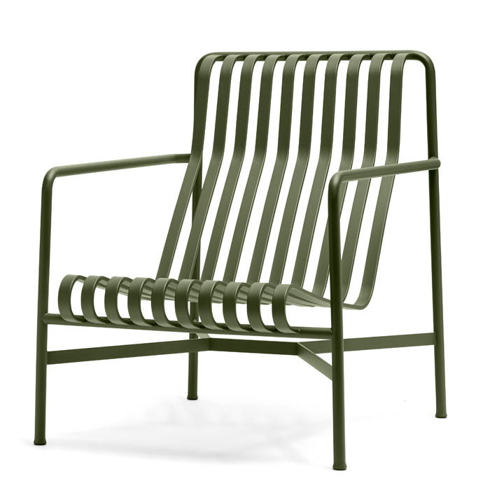 Hay Palissade Lounge chair high olive