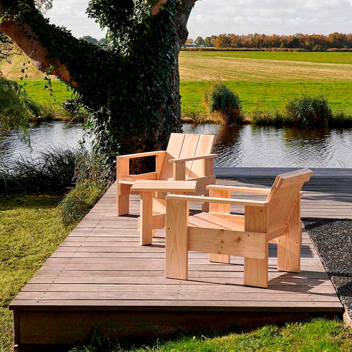 Hay Crate lounge chair nature