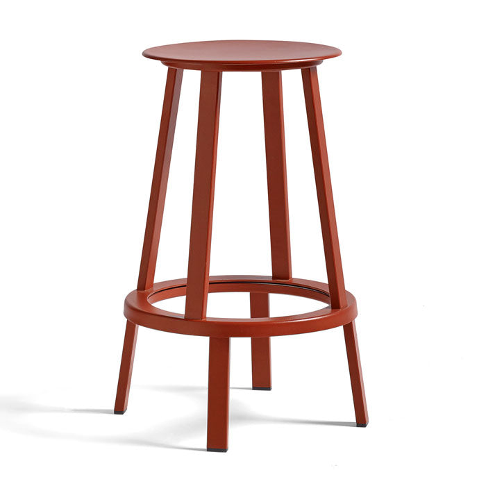 Hay Revolver Bar Stool H65 low red