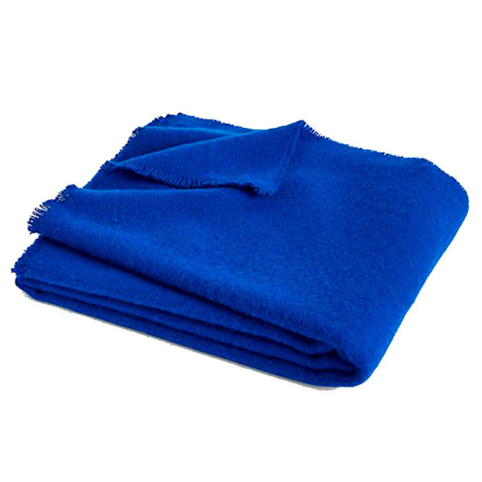 Hay Mono blanket kobalt blauw