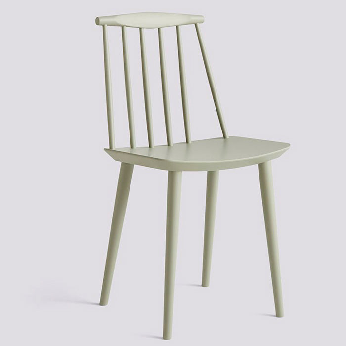J77 chair J series Sage water based lacquered beech