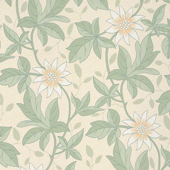 Little Greene Behang Monroe gold Flower