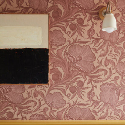 Little Greene behang Poppy Trail Masquerade