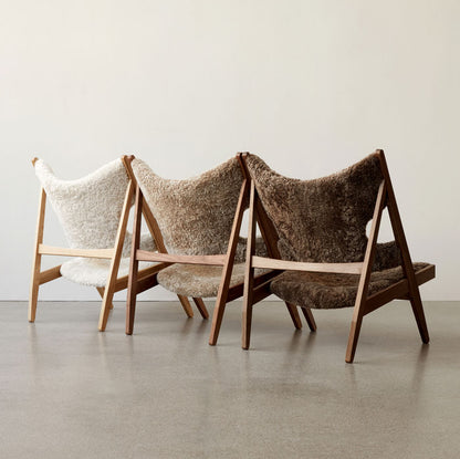 Audo Knitting Chair Sheepskin