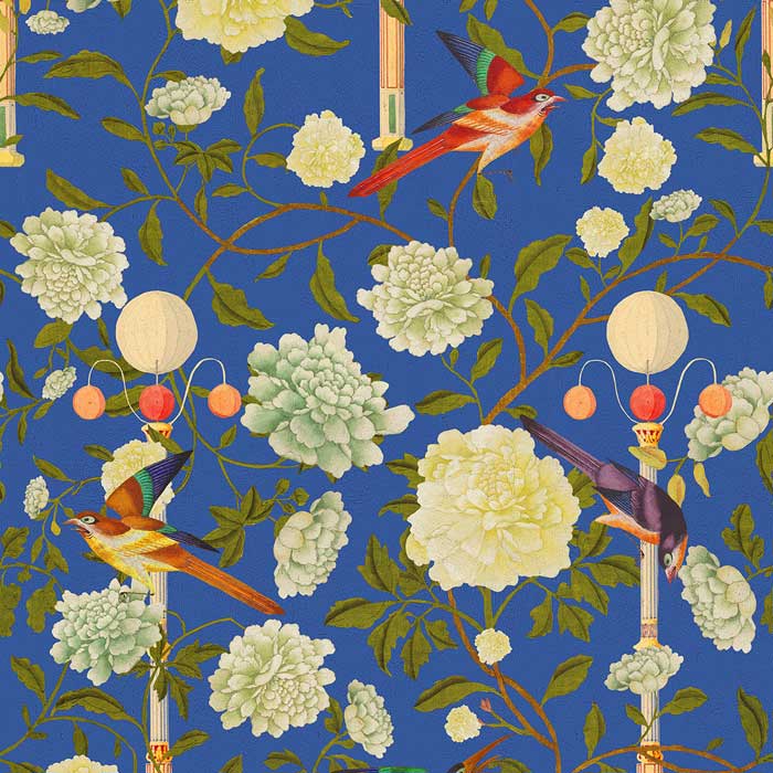 Mind the Gap The Garden of Immortality lapis blue WP20589