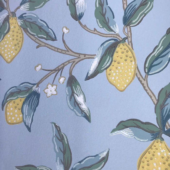 Morris and Co lemon tree blauw