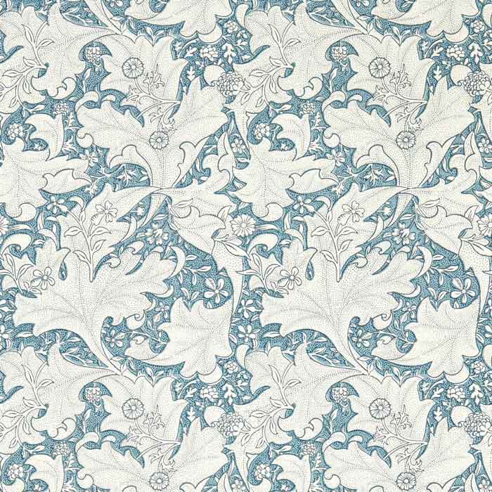 Morris and Co behang Wallflower Woad Blue 217187