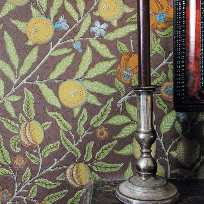Morris and Co behang Fruit Chocolate 217103
