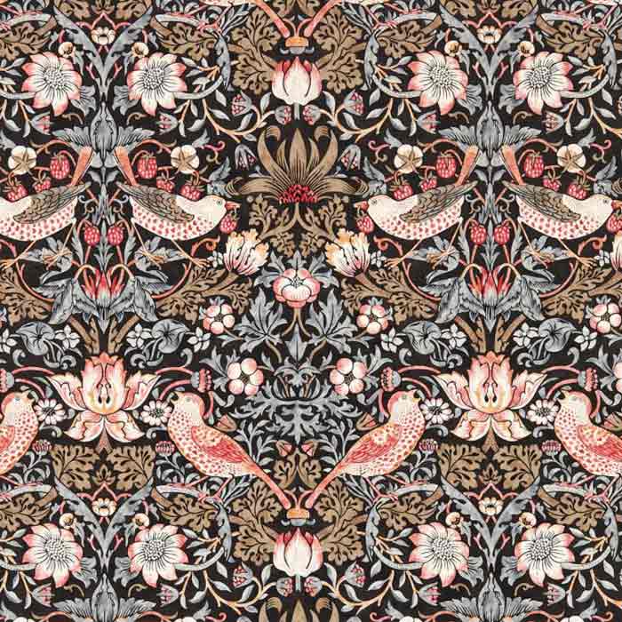 Morris and Co behang Strawberry Thief Old Fashioned 510022