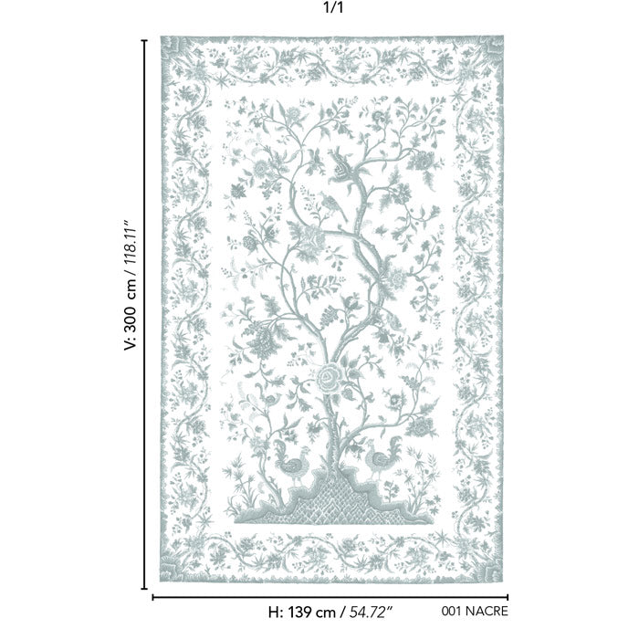 Pierre Frey behang Le chant du coq Nacre BP376001